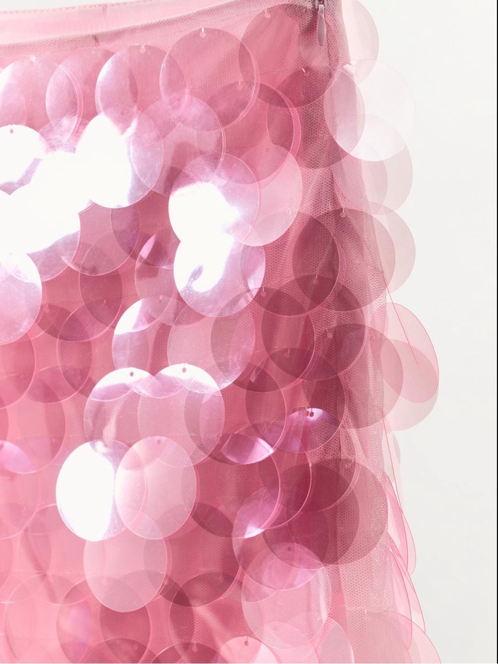 Pink Sequin Mini Skirt - Picture 5 of 6